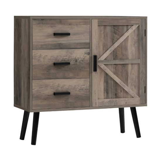 WEENFON-Storage-Cabinet-with-3-Drawers-Barn-Door